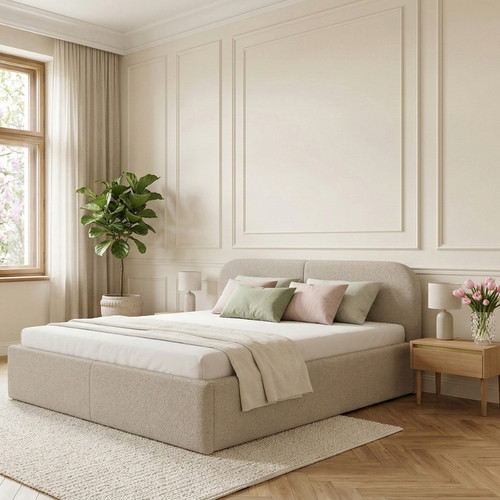 Belmi slim polsterbett mit - polsterbett,