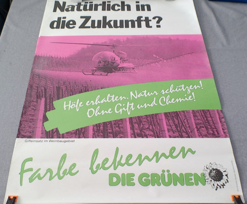 Wahlplakat die grünen 1987 - wahlplakat,