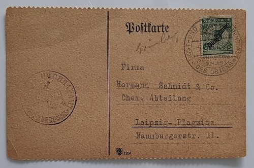 Dienst mit aufdruck pf - dr, 5