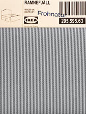 Ikea RAMNEFJÄLL Bezug für Bettgestell 160x200 Klovsta grau weiß 205.595.63 NEU