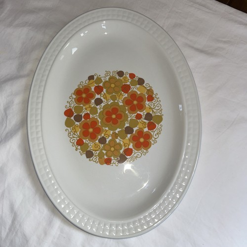 Vintage retro oval abendessen - retro,