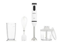 SILVERCREST Stabmixer Set SSMS 600 E6 Pürierstab 600W Zerkleinerer Weiß *B-Ware