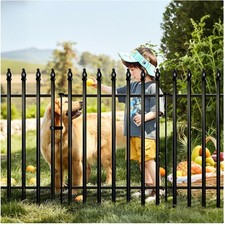 Metall Gartenzaun 81cm hoch x