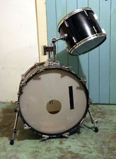 vintage Tacton drum set 70er, 22” + 13” Buche 3-lagig, heil, laut