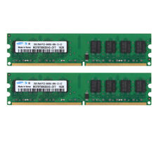Samsung 4GB Kit 2X 2GB DDR2 800MHz 2Rx8 PC2-6400U 240PIN DIMM Desktop Memory RAM