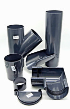 Marley Dachrinne Kunststoff halbrund DN 75/100/105/125 - Anthrazit Grau RAL 7016