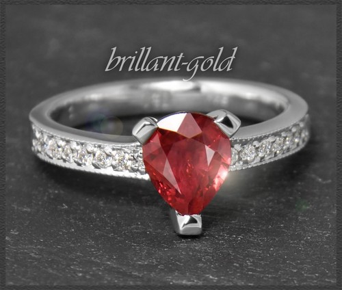 Diamant roter spinell - diamant,