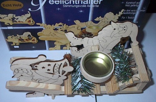 Teelichthalter deko schubkarre - teelichthalter,