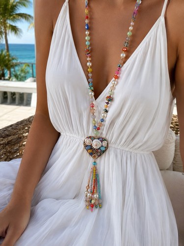 Boho halskette damen kette - damen,