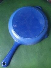 COUSANCES LE CREUSET  Pfännchen Gusseisen Frankreich Pfanne blau Gastro