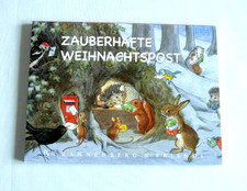1x Postkartenbuch Weihnachten TIERE Fantasie 15 verschiedene Motive Postkarten