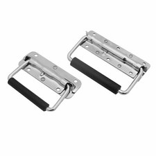 2x Kistengriffe mit Feder Klappgriffe Tragegriffe Kistengriff Boxengriff Kiste
