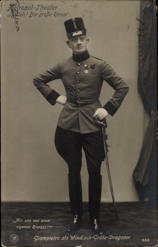 Josef giampietro als - ak, giampietro,