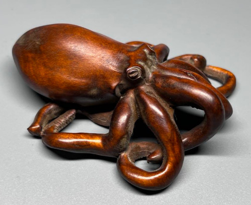 Japanischer netsuke oktopus - japanischer,