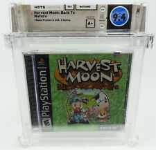 Playstation 1 *Harvest Moon: Back to Nature* PS1 New / Sealed / WATA 9.4 A+ 