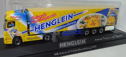 Herpa actros kühlkoffer - mb,