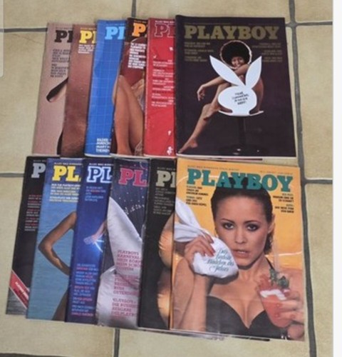 Playboy 1977 komplett sammlung - playboy,