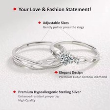 Verlobungsringe Silber Strass