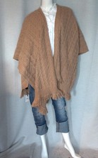 Strick Poncho Tuch Wrap