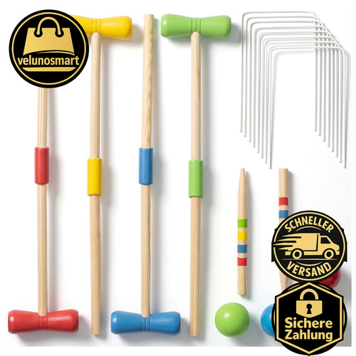 Krocket set holz für - holz,
