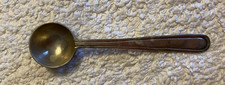 1 Sammlerstück Kaffeelöffel Kaffeelot-Löffel silberfarben versilbert