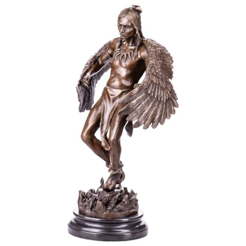 Bronze skulptur figur - skulptur,