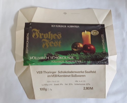 Ddr schokoladenpapier - ddr,
