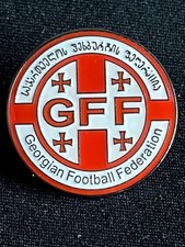 Georgien 🇬🇪 Georgian International Euro 2024 Fußball Emaille Pin Anstecker