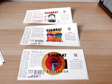 3 Bieretiketten Langformat Belarus -Vitebsk- KVADRAT - BE 04 - Serie 11-2025