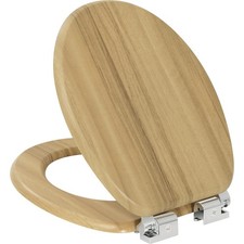 WC Sitz Absenkautomatik, Holz