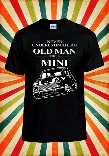 Old man with mini cooper - man,