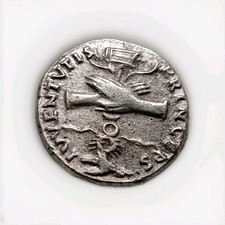 Römische Silbermünze  Domitian als Caesar ( 3.59 gr- 19mm) Rom 79 Jh.n.Chr +XRF 