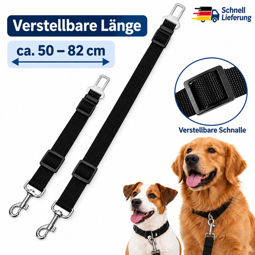 Hunde gurt auto - 2x, hunde-gurt