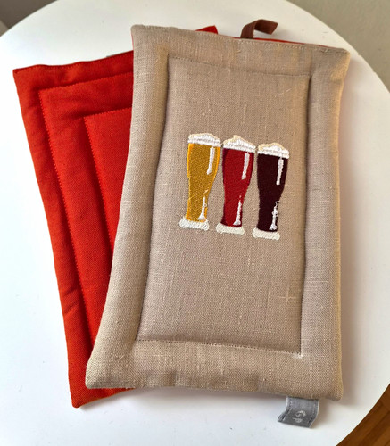2er set topflappen stoff - set,