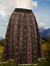 Trachtenrock schwarz Baumwolle