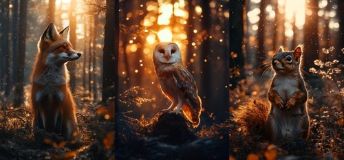 Schwarzwaldstoff waldtiere - schwarzwaldstoff,