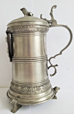 Alter zinnkrug mit deckel - alter,