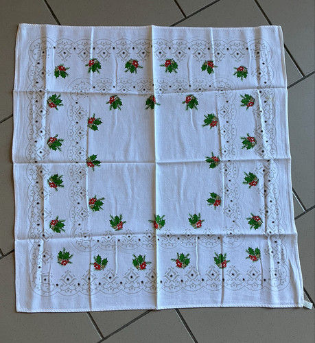 Tischdecke weiß 74 x 70 - weiß, ~