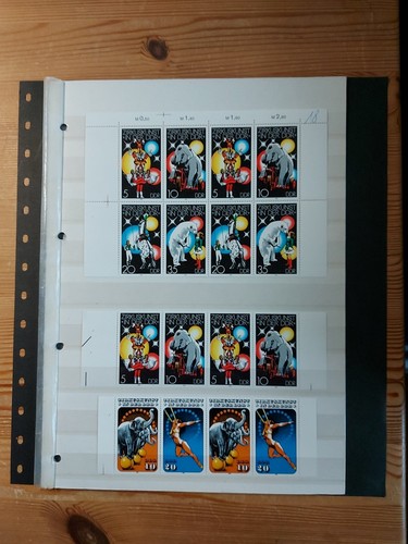 Ddr zirkuskunst bogenteile - zirkuskunst, i