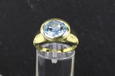 Blautopas Silberring