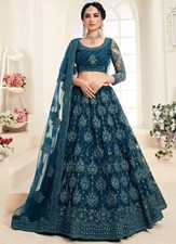 Lehenga Choli Aquablau