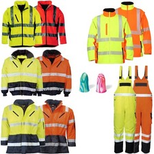 Pilotenjacke Warnschutzjacke Winterjacke Arbeitsjacke Sicherheitsjacke Parka 