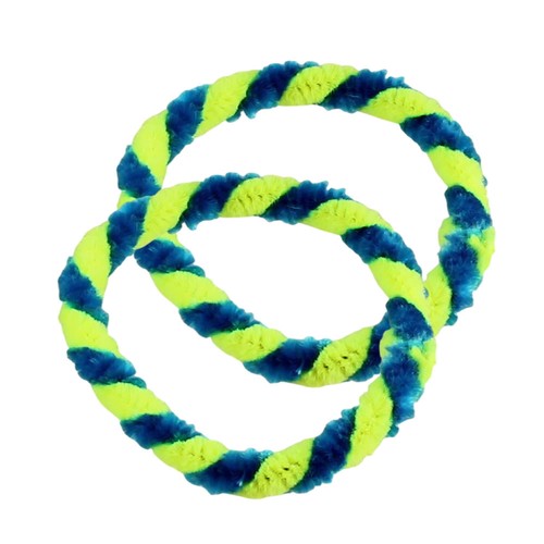 Nabenputzring neongrün blau