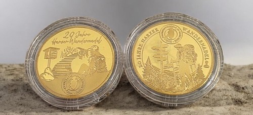 Beide harzer gold münzen - ,