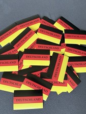 Aufkleber 100 Stück Deutschland Flagge
