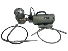 Altes Fußpflegegerät Gustav Baehr Typ. 106/2 mit Staubbehälter mit Handstück