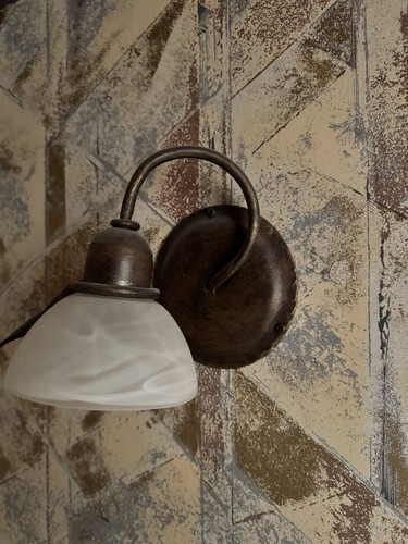 Rustikale wandlampe - wandlampe, /