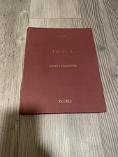 TOSCA - Canto E Pianoforte von PUCCINI