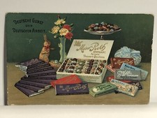 Moser Roth Stuttgart Postkarte Deutsche Arbeit gelaufen 1898