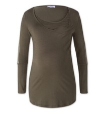 Umstands-T-Shirt khaki mit